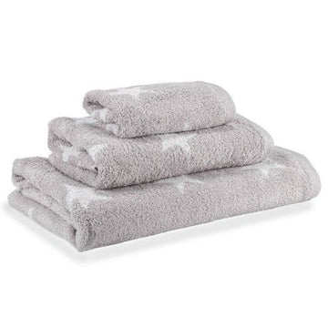 Light Grey Dyed Yarn Star Towel Set of 3 πβ¨ β 1 Bath Sheet, 1 Bath Towel, & 1 Guest Towel (Soft, Absorbent, Stylish Bathroom Essential)