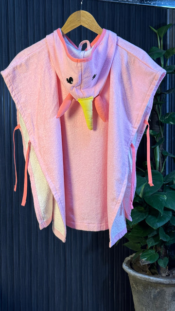 Kids Unicorn Character Hooded Ponchu