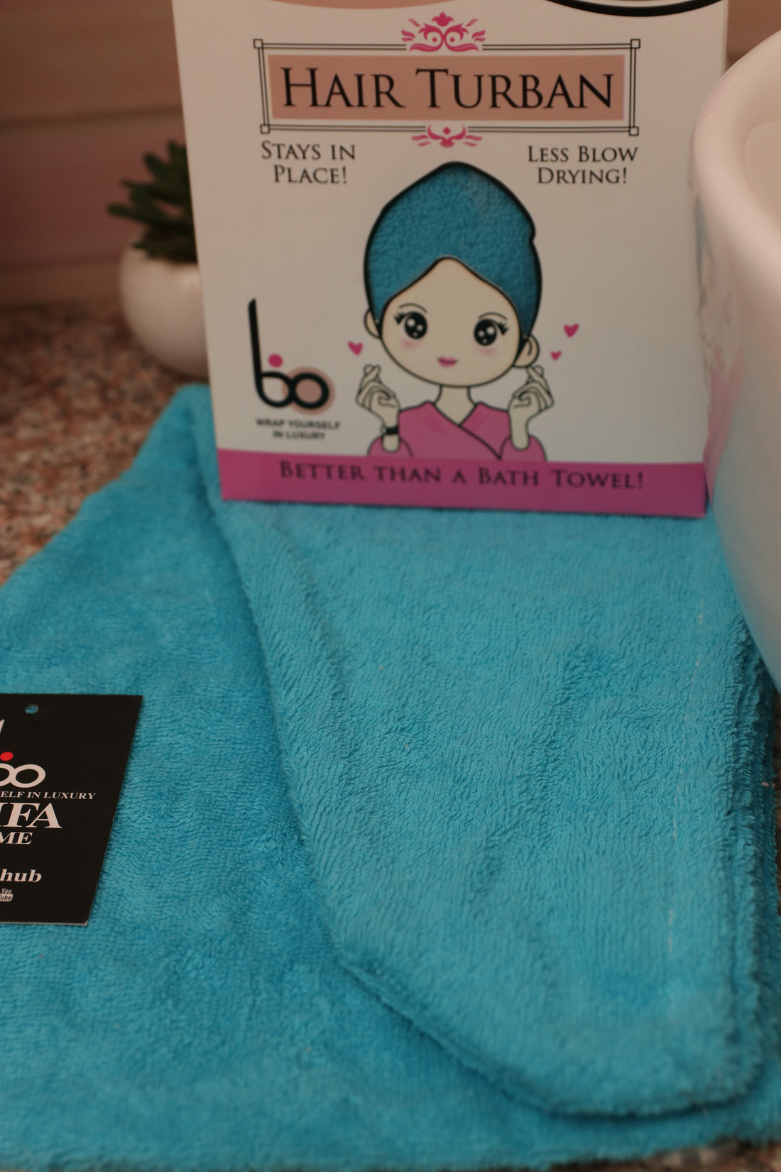 TEAL Ultra-Absorbent Hair Turban 🌟