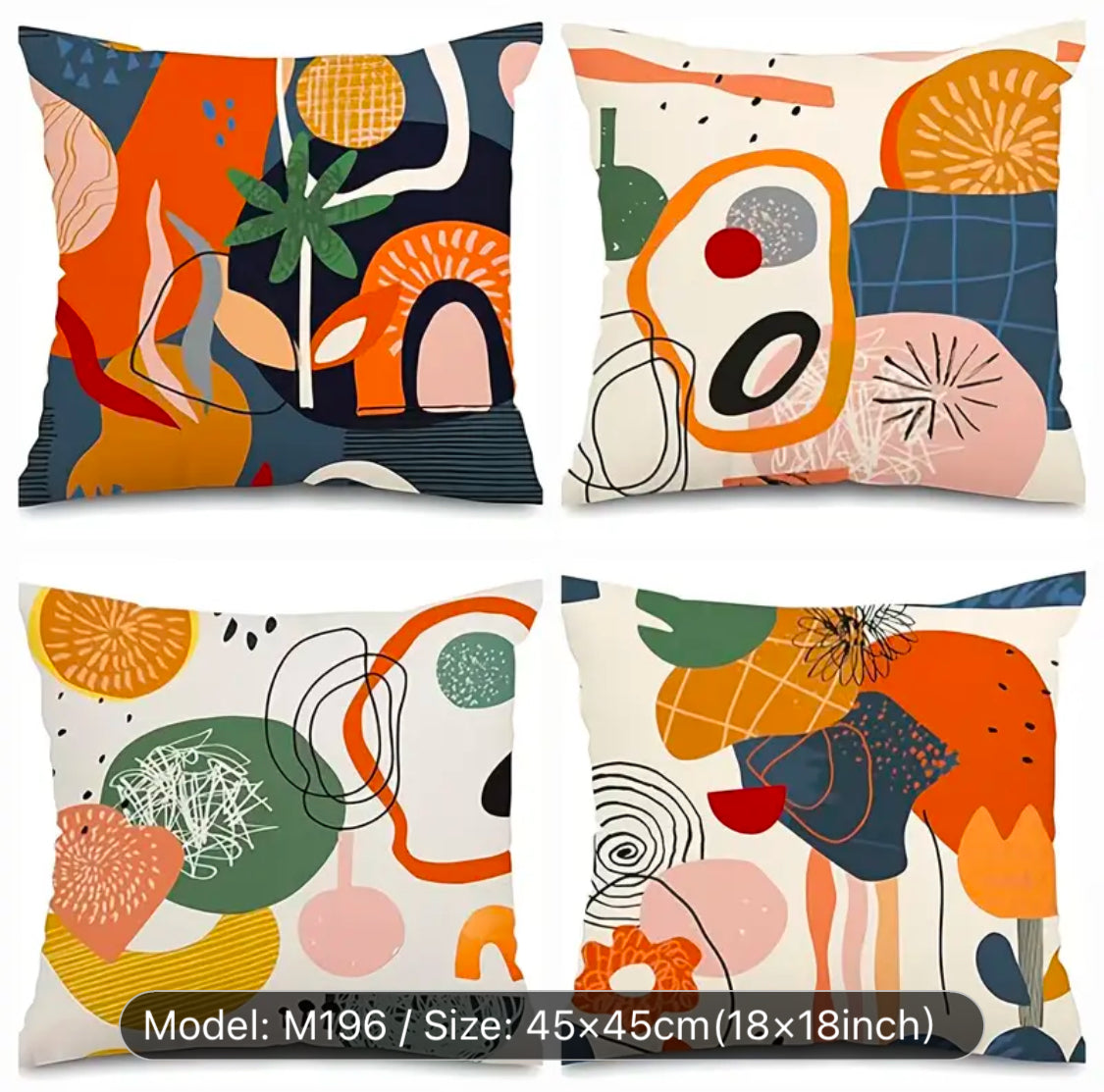 Scenic Horizon Printed Cushion Covers Pack of 4