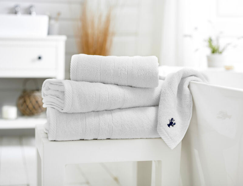 Premium Soft Lobster Creek White Towel Collection