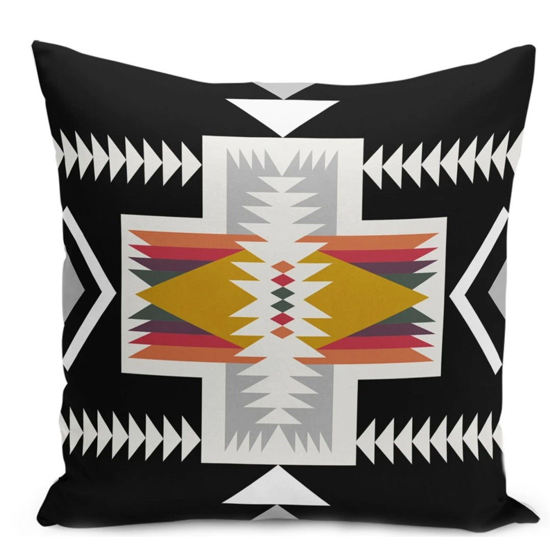 Aztec Patterned Cushion Covers pack of 4