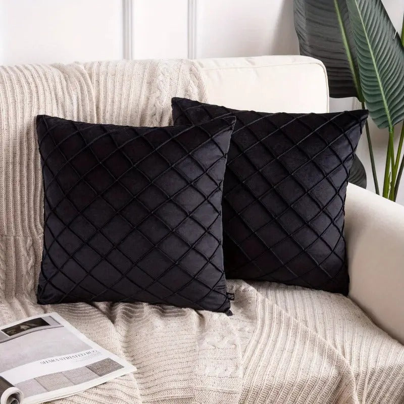 Executive Velvet Cushion Pack Of 2